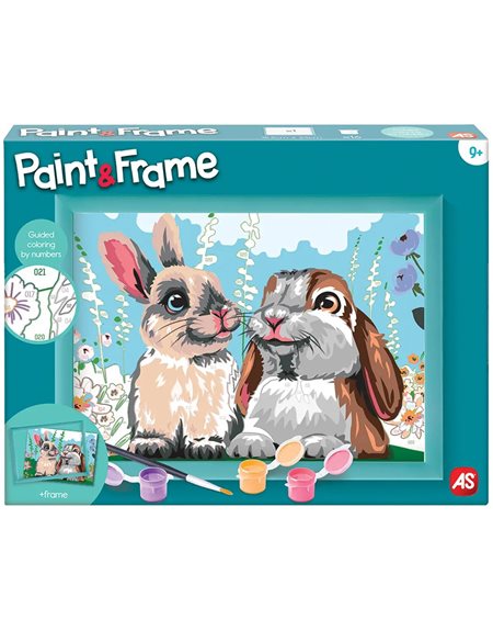 As Company Paint & Frame Ζωγραφιζω Με Αριθμους Cute Bunnies – 1038-41011