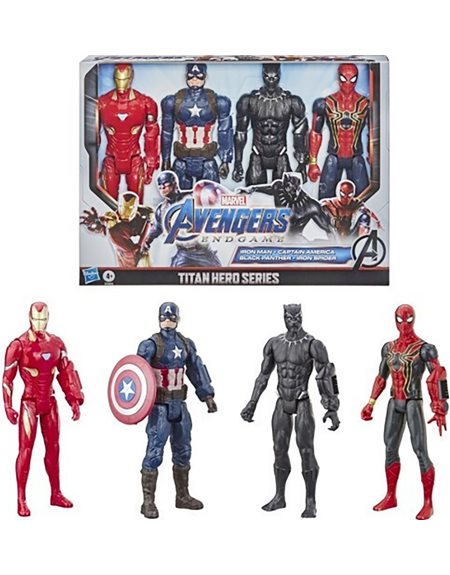 Avengers Titan Heroes Figure 4Pk (E5863)