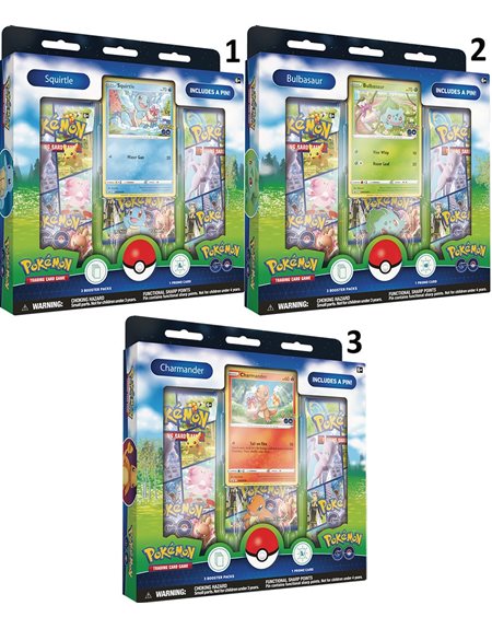 Κάισσα Pokemon Go TCG Pin Collection 3 Σχεδια Kaissa – POK850813