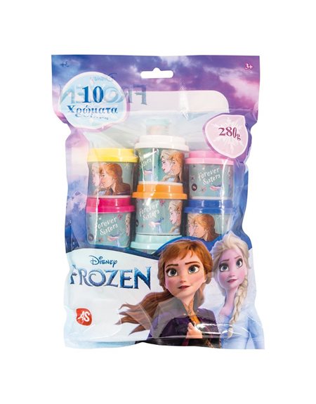 As Company Σετ Πλαστελινης 10 Βαζακια 1oz Σε Σακουλακι Frozen – 1045 – 03598