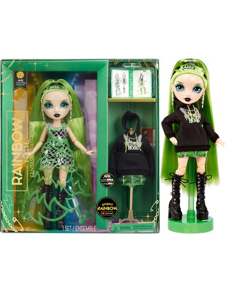 MGA Entertainment Κούκλα Rainbow High Fantastic Fashion Jade Hunter ...