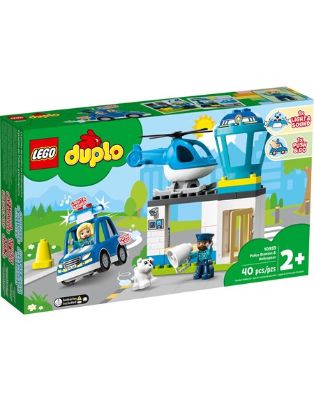 Lego Police Station & Helicopter - 10959