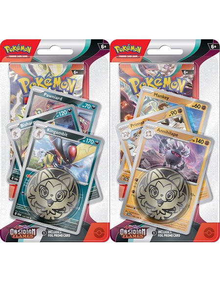 Κάισσα Pokemon TCG Scarlet & Violet Obsidian Flames Premium Checklane 2 Σχέδια – POK853869