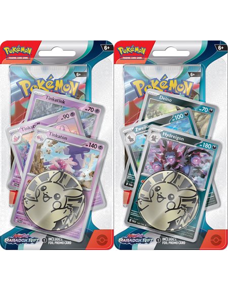 Pokemon Scarlet & Violet 4 Paradox Rift Premium Checklane Blister (POK854118)