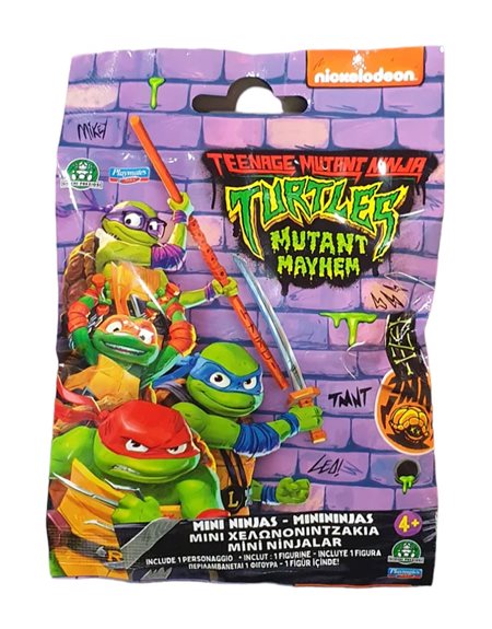 Teenage Mutant Ninja Turtles Movie Mini Φιγουρες 9 Σχεδια – 1 τμχ (TU808000)