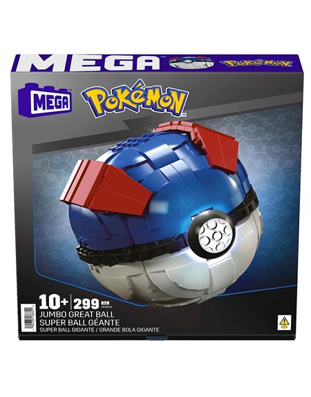 MEGA POKEMON – JUMBO GREAT BALL ΜΕ ΦΩΣ