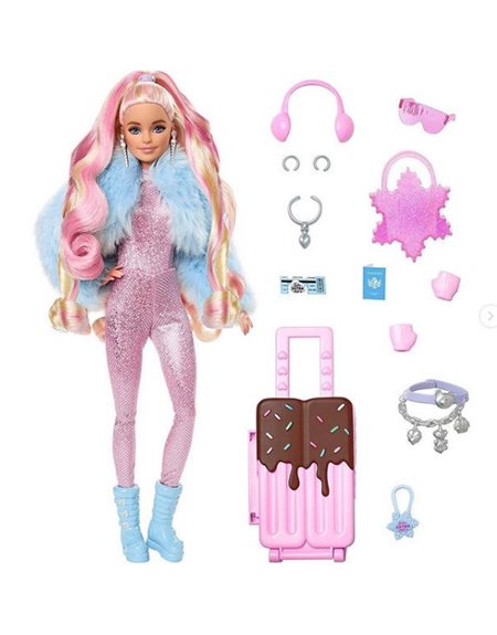 Mattel Κούκλα Barbie Extra Fly Χιονι – HPB16