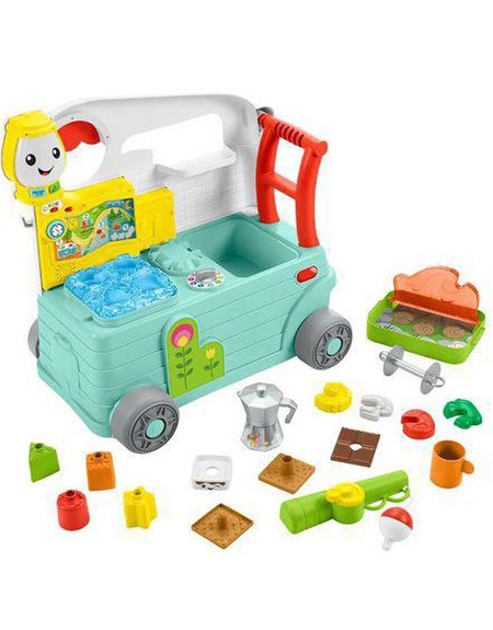 FISHER-PRICE LAUGH LEARN: 3IN1 ON THE GO CAMPER SMART STAGES (HCK81)