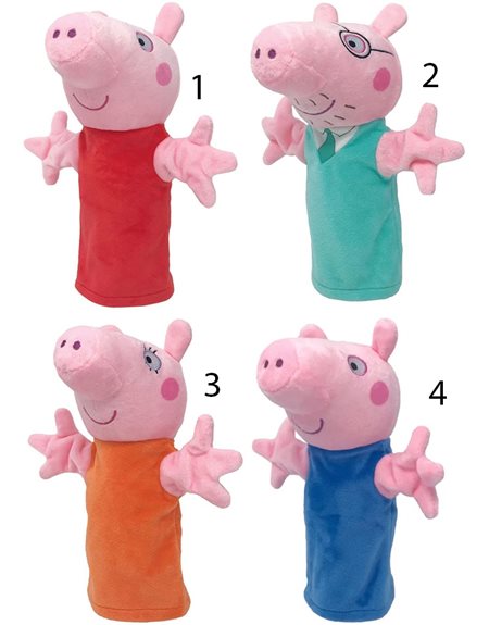 Peppa Pig Πεππα Puppets σε 4 Σχεδια – 1 τμχ (PP028000)