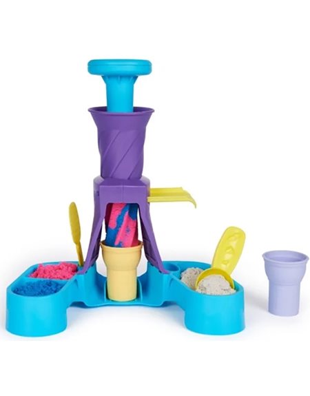 Λαμπάδα Spin Master Kinetic Sand Χρωματιστό Παγωτατζίδικο – 6068385