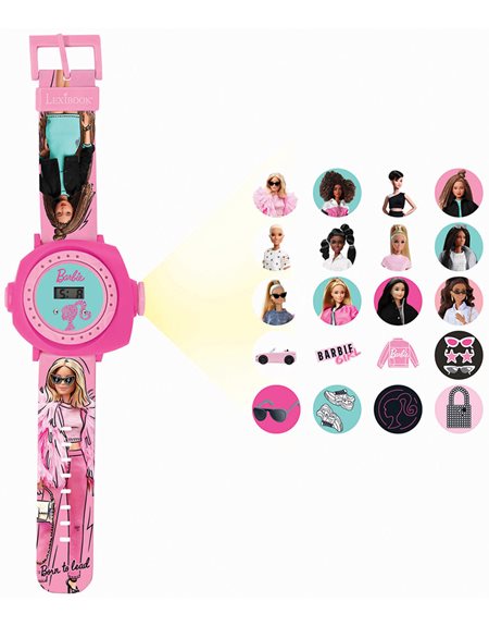 Barbie Digital Projection Watch Με 20 Εικόνες Για Προβολή (25.DMW050BB)