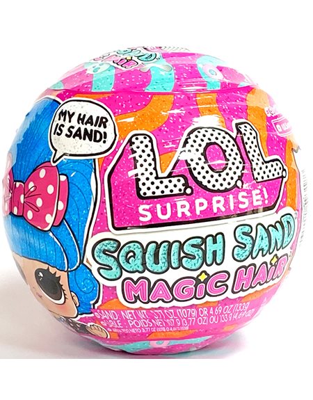 L.O.L. Surprise Squish Sand Μαγικα Χτενισματα Διάφορα Σχέδια – 1 τμχ (593188EUC)