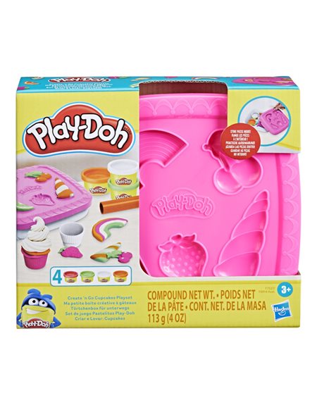 Hasbro Play-Doh Create and Go Cupcakes Playset - F7527