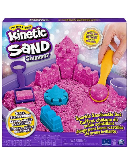 Spin Master Kinetic Sparkle Sandcastle Set – Teal Magic Sand Ροζ – 6063520