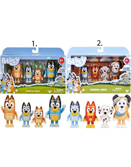 Bluey Friends Φιγούρα 4Pack W4 Friends (BLY09000)