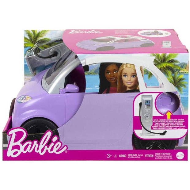 Barbie Ηλεκτρικο Αυτοκινητο Για Κούκλες - HJV36