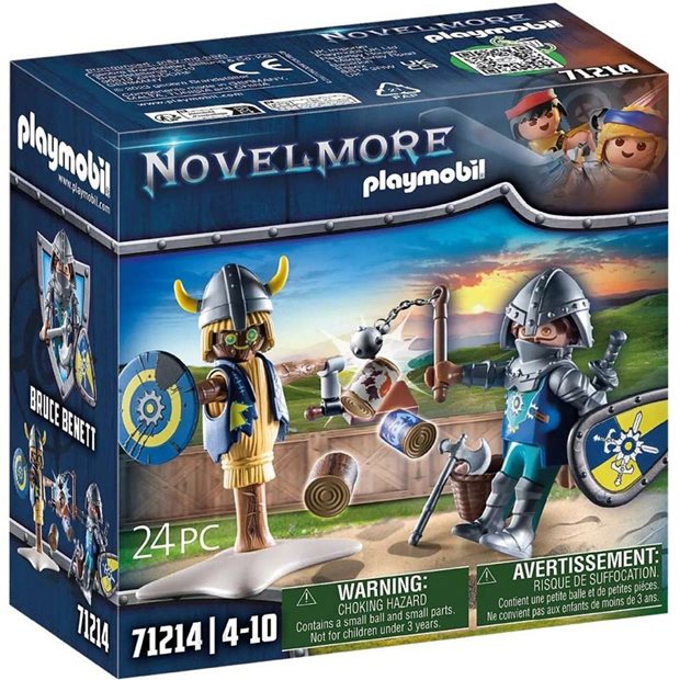 Playmobil Novelmore Ιπποτης & Σκιαχτρο Εκπαιδευσης – 71214