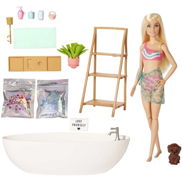 Κουκλα Barbie Wellness – Τζακουζι Mattel – HKT92