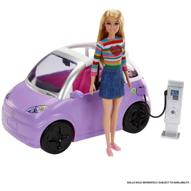 Barbie Ηλεκτρικο Αυτοκινητο Για Κούκλες - HJV36