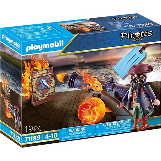 Playmobil Gift Set Πειρατης Με Κανονι – 71189