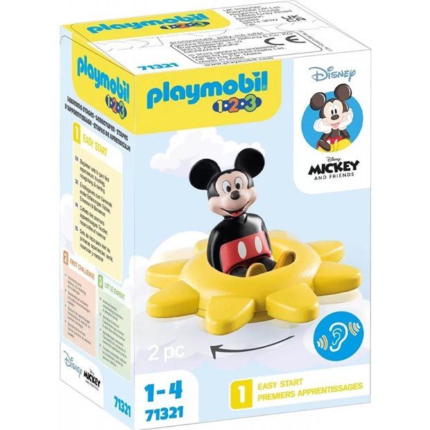 Playmobil 123 Μικυ Μαους Με Περιστρεφομενο Ηλιο – 71321