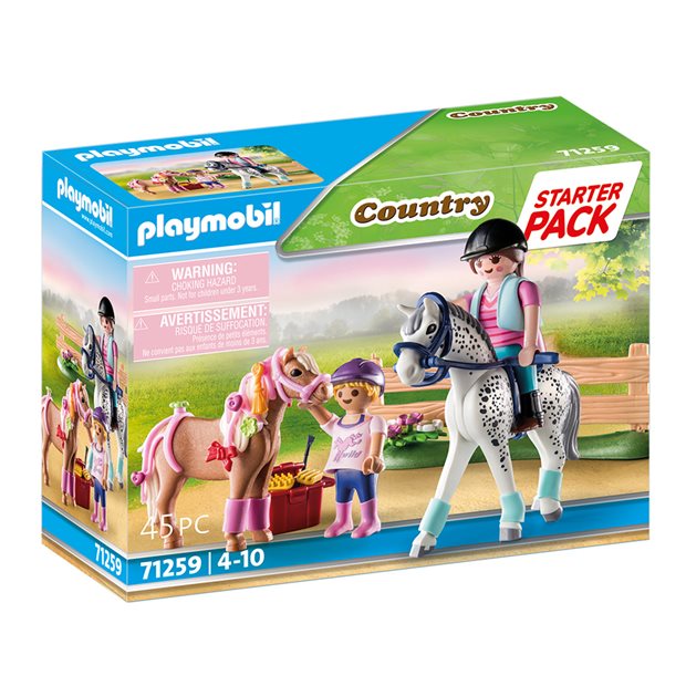 Playmobil Starter Pack Φροντιζοντας Τα Αλογα – 71259