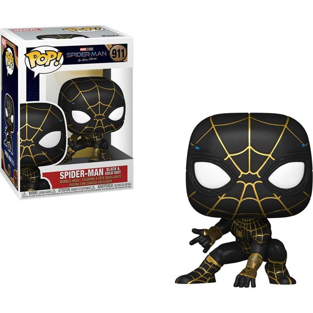 Spiderman (NWH) - Spiderman (Black & Gold Suit) #911 (Marvel) | Funko Pop! - 067560