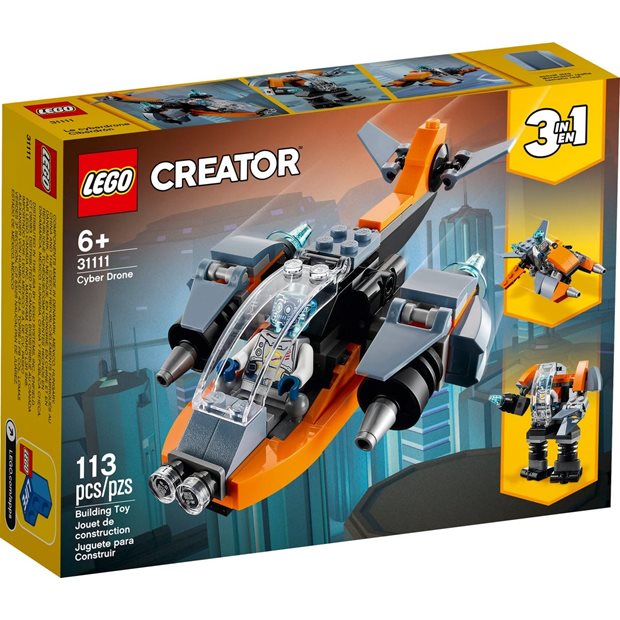 Lego Creator 3-in-1 Cyber Drone - 31111