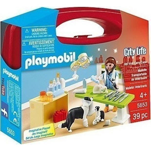 Playmobil City Life Βαλιτσάκι Κτηνιατρείο – 5653