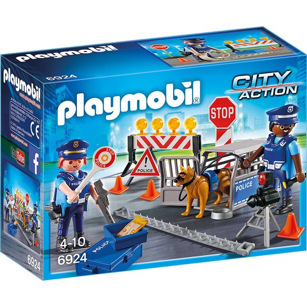 Playmobil City Action Οδόφραγμα Αστυνομίας – 6924