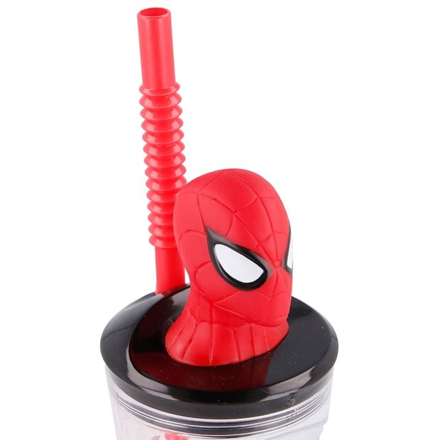 Ποτηρι Με Καλαμακι Stor Spiderman Urban Web - 530-51366