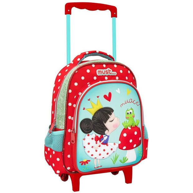 Σακιδιο Trolley Νηπιου Princess Frog 3D Soft 2023 - 585000