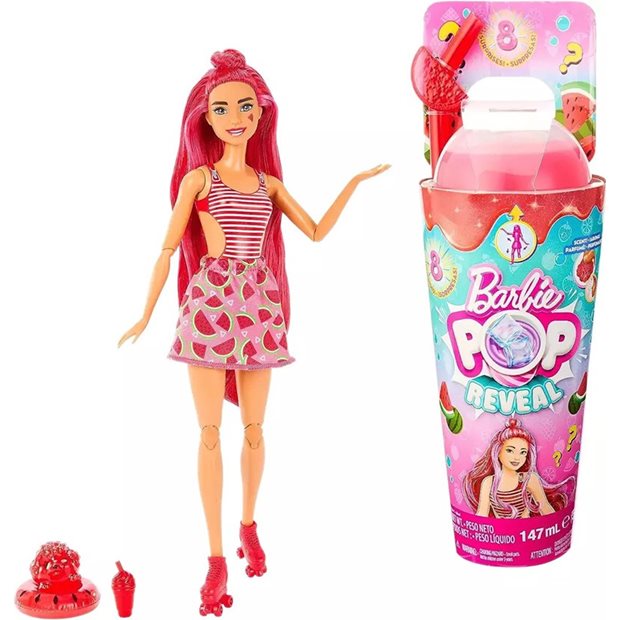 Κουκλα Barbie Pop Reveal Καρπουζι - HNW43