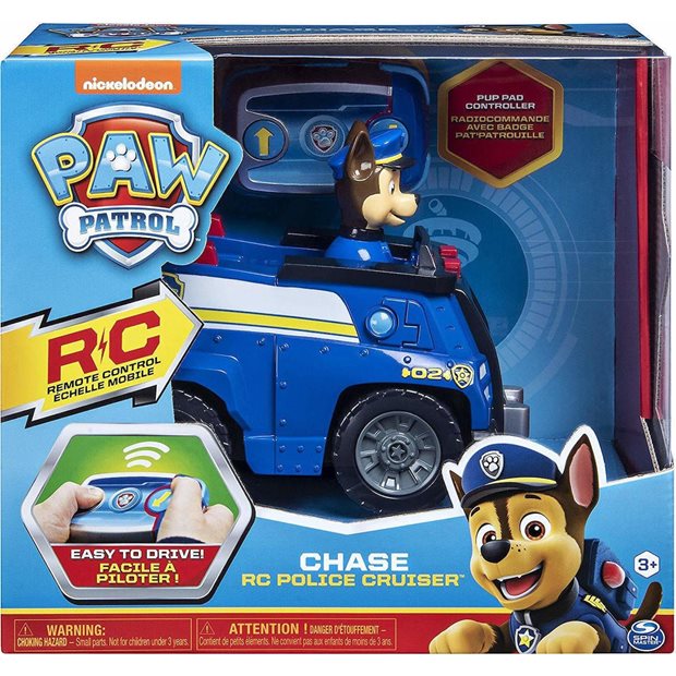 Τηλεκατευθυνομενο Paw Patrol Αστυνομικο Οχημα Chase - 6054190