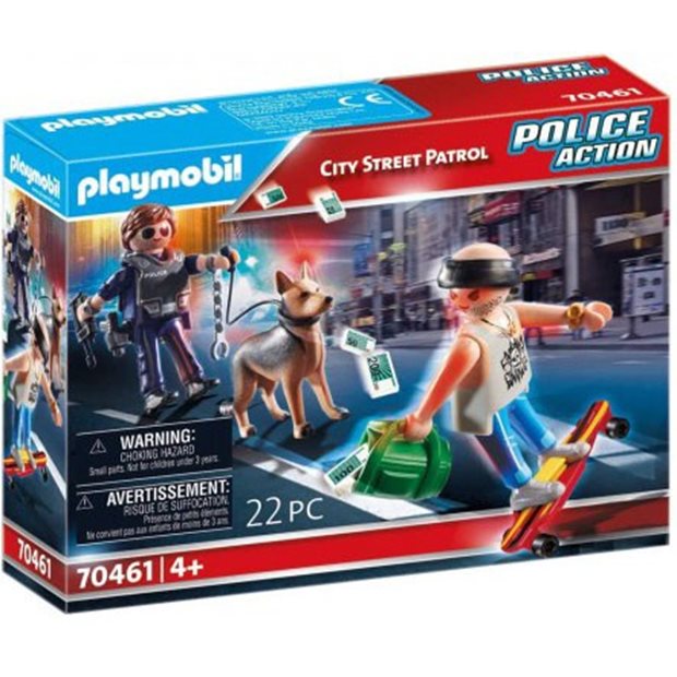 Playmobil Police Action Κλεφτης Και Αστυνομος – 70461