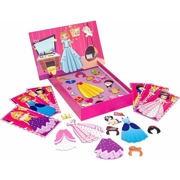 Επιτραπεζιο Magnet Box Πριγκιπισσες Dress Up - 1029-64038