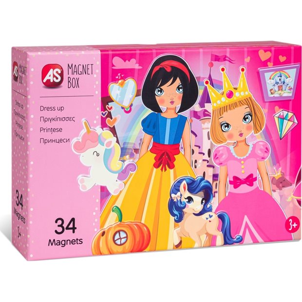 Επιτραπεζιο Magnet Box Πριγκιπισσες Dress Up - 1029-64038