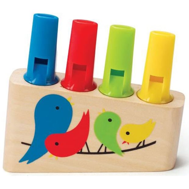 Hape Early Explorer Ξυλινος Αυλος Φλαουτο Rainbow Pan Flute - E1025