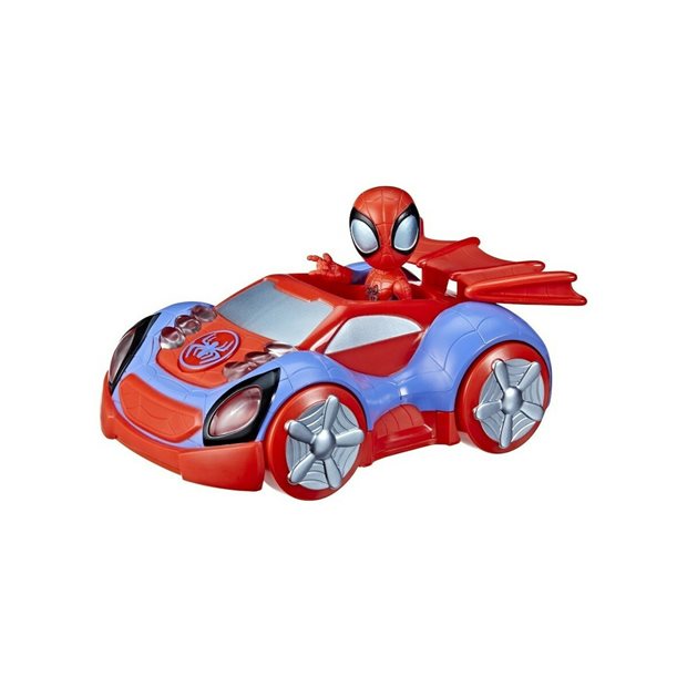 Marvel Spidey and His Amazing Friends Glow Tech Web Crawler Vehicles - F4530