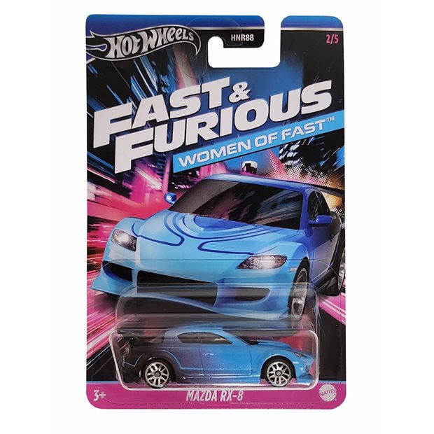 Hot Wheels Αυτοκινητάκι Fast And Furious Women Of Fast - Mazda RX-8 - HRW37