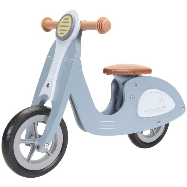 Ξυλινο Ποδηλατο Ισορροπιας Scooter Little Dutch Blue - LD7004