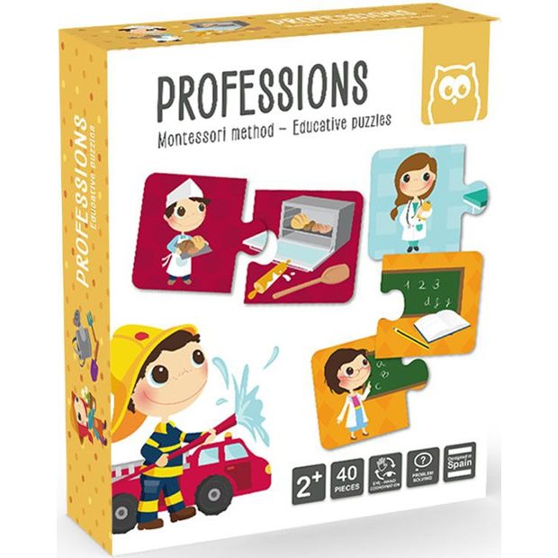 Παζλ Επαγγελματα Eurekakids P&G Montessori - 483021