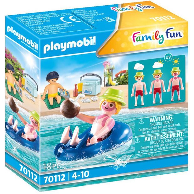 Playmobil Family Fun Παραθεριστής Με Φουσκωτή Κουλούρα – 70112