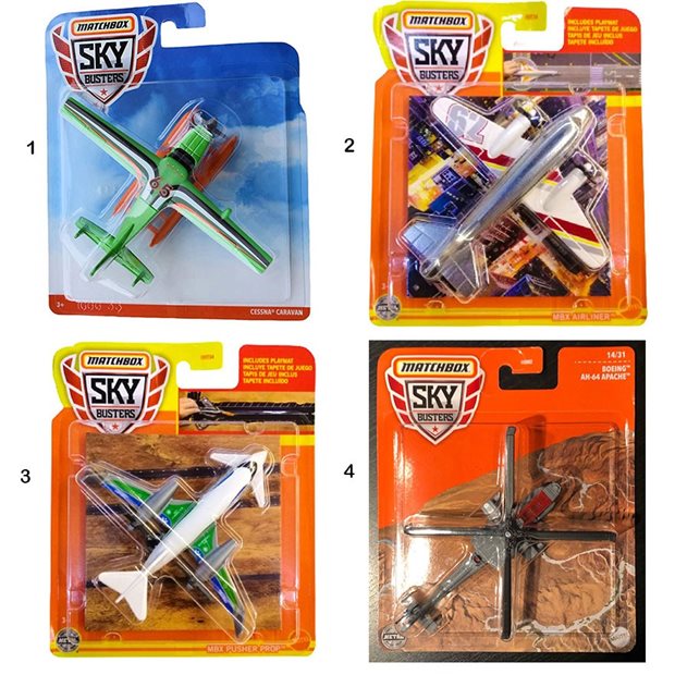 Matchbox Skybusters Αεροπλανακια Σε 4 Σχεδια - HHT34