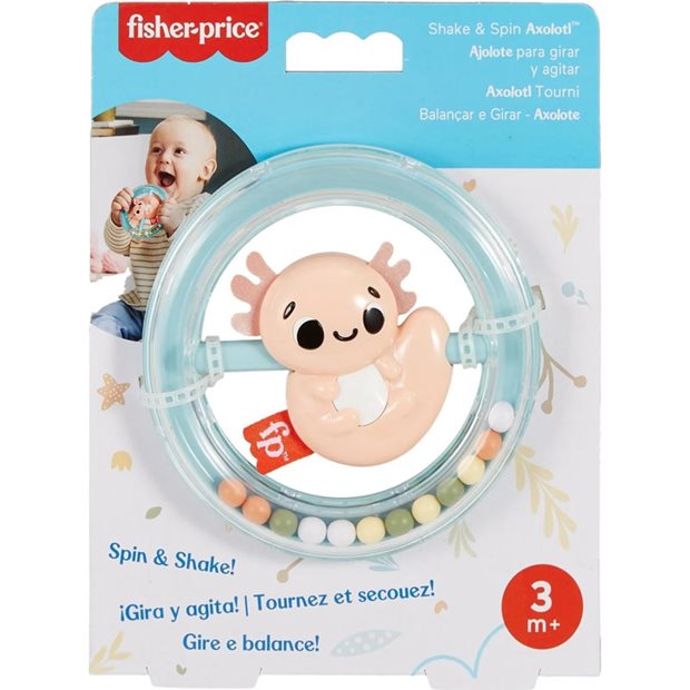 Fisher Price Sensimals Ζωάκια - Shake & Spin Axolotl - HRB21