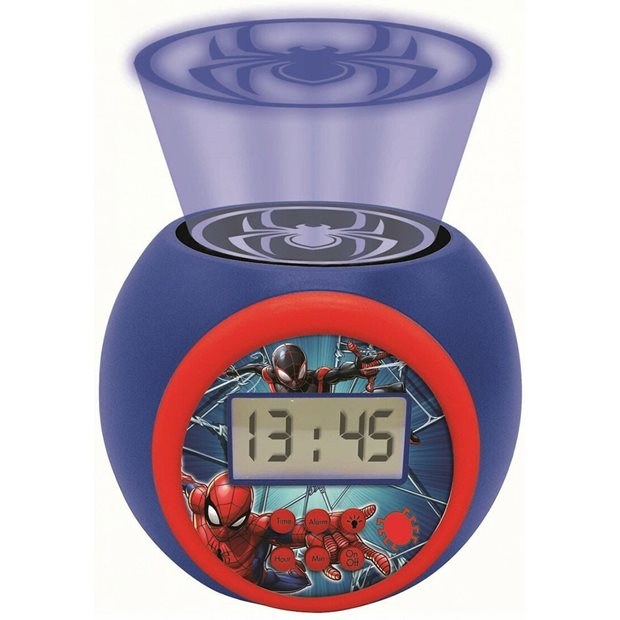 Ρολόι Ξυπνητήρι Spider-Man Με Χρονοδιακόπτη - 25.RL977SP