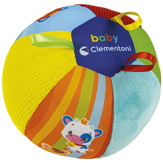 Baby Clementoni Μουσικη Μπαλα Με Ζωακια - 1000-17464