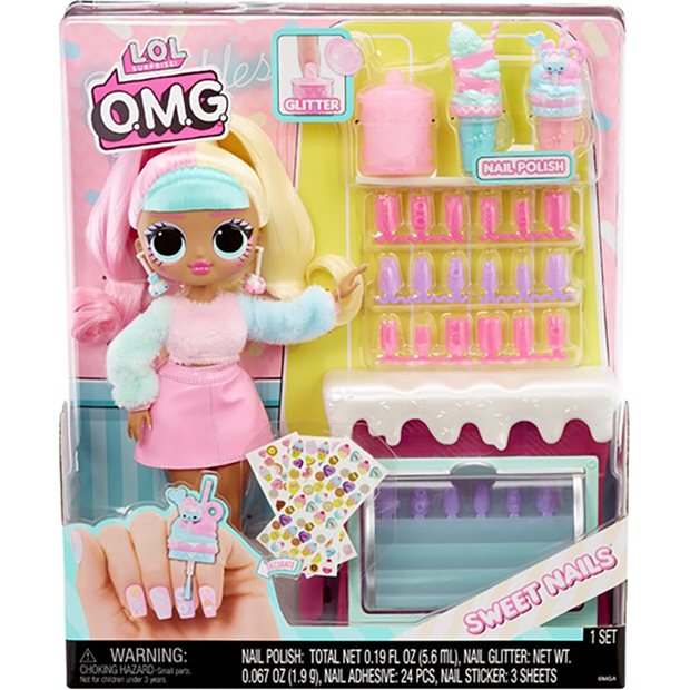 Κούκλα LOL Surprise OMG Studio Sweet Nails Candylicious - 503781-EUC