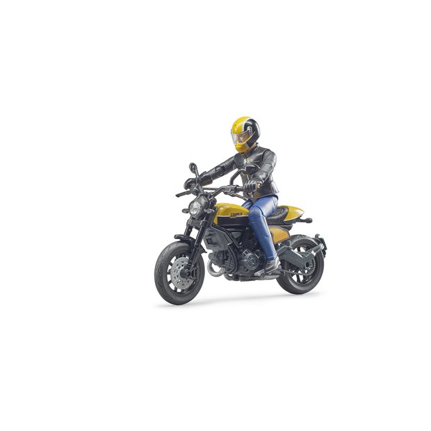 Bruder Μηχανή Ducati Scrambler Full Throttle 1:16 Με Φιγούρα Αναβάτη - 63053