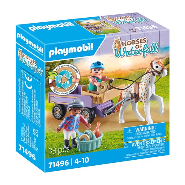 Playmobil Horses Of Waterfall – Αλογο Με Αμαξα – 71496